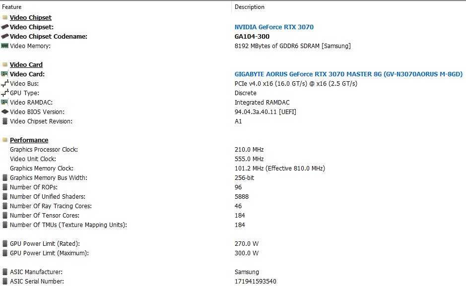 PC Gaming — RTX 3070 AORUS / i7-10700F / 32GB RAM