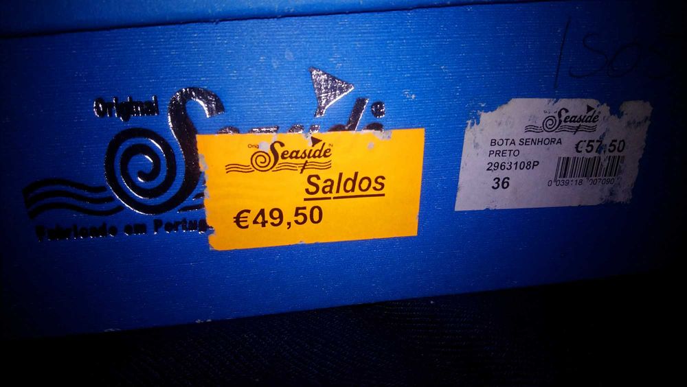 Botas de senhora em pele, nº 36