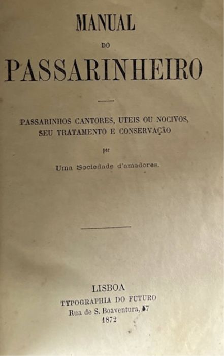 Manual do passarinheiro