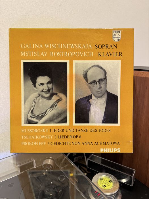 Galina Wischnewskaja, Mstislav Rostropovich - LP Philips