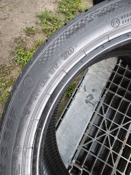 2x Opony letnie 205 45 r17 Continental ContiSportContact 3 SSR