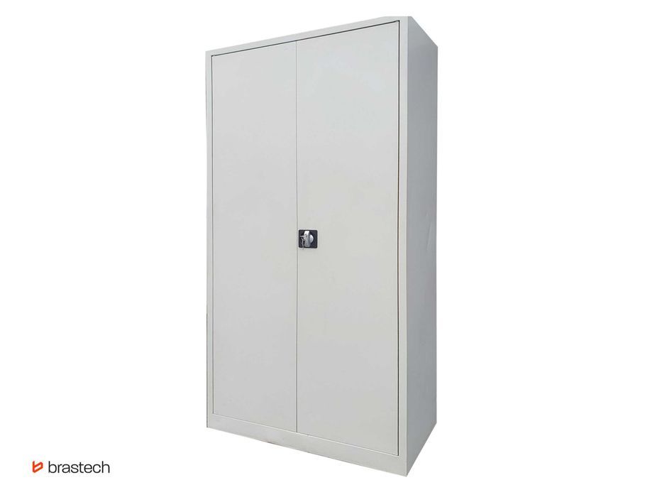 Szafa warsztatowa z półkami metalowa 195x92x42 cm Poleasingowa