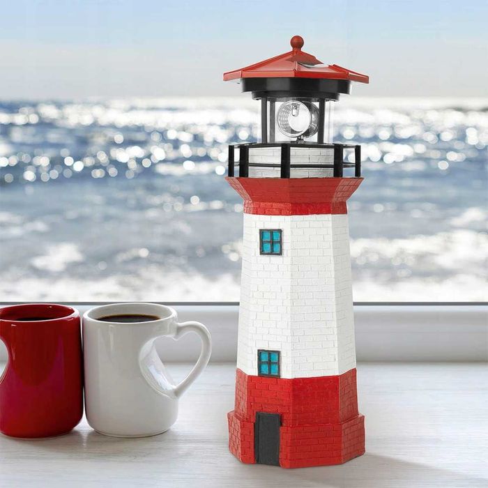 Latarnia Morska Zasilana Energią Słoneczną, obrotowa  27CM