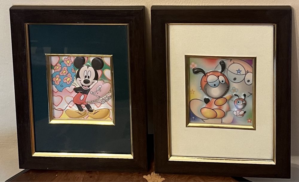 Obrazki dla dzieci. Vinatge. Lata 60. Disney Myszka Mikki