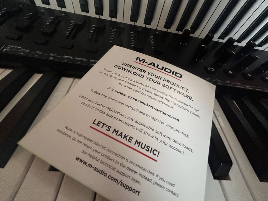 Midi клавіатура m-audio oxygen 49 mkv