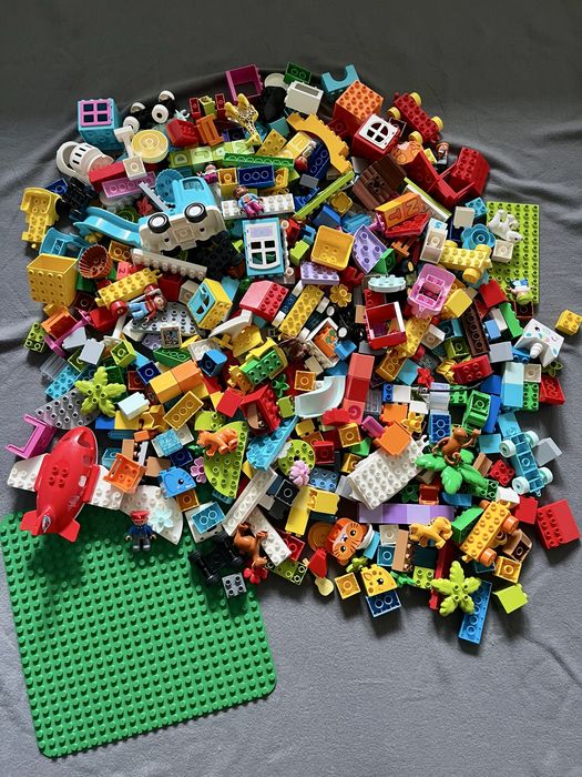 Klocki Lego duplo 6 kg! Mix miks zwierzątka ludziki figurki