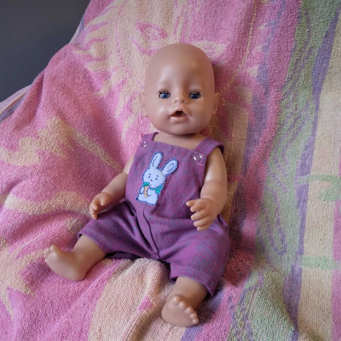 Ubranka, kombinezon dla lalki Baby Born 43 cm