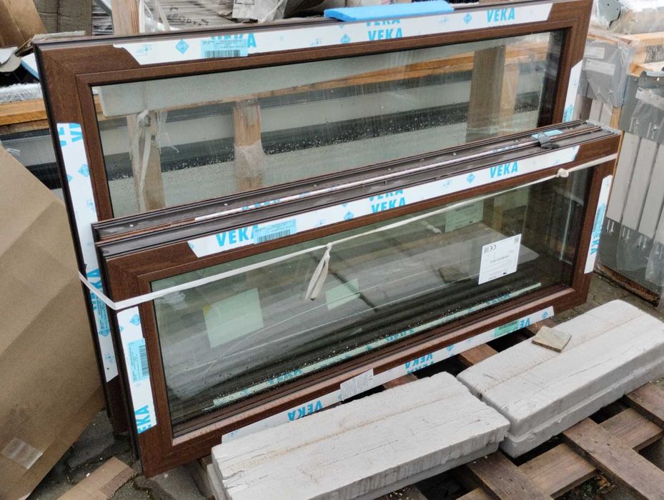 Okno PCV Veka Softline 82MD 90x143 stałe szklenie