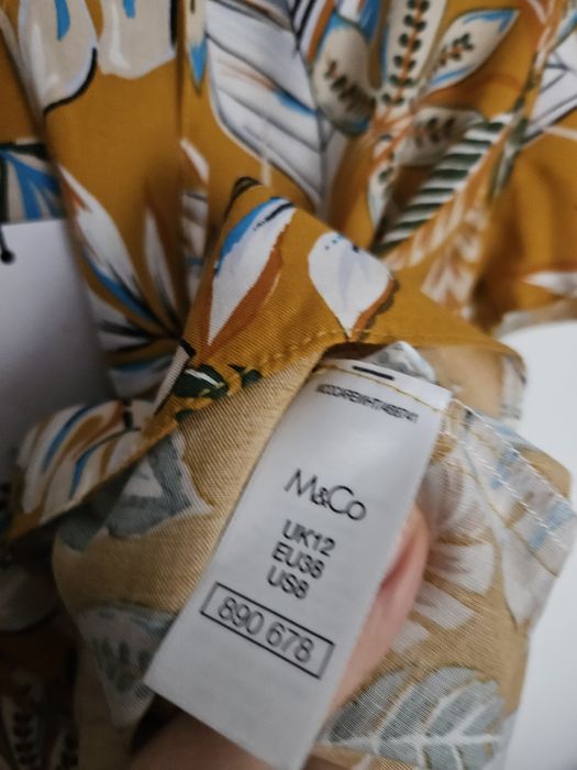 Bluzka M&Co nowa wiskoza M na L