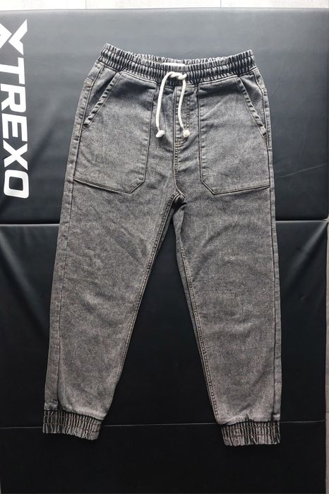 Jeansy jogger 158 Reserved szare