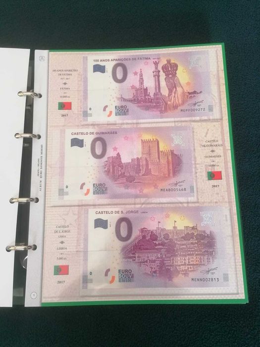 200 notas Souvenir Notas 0 euro "coleção normal "