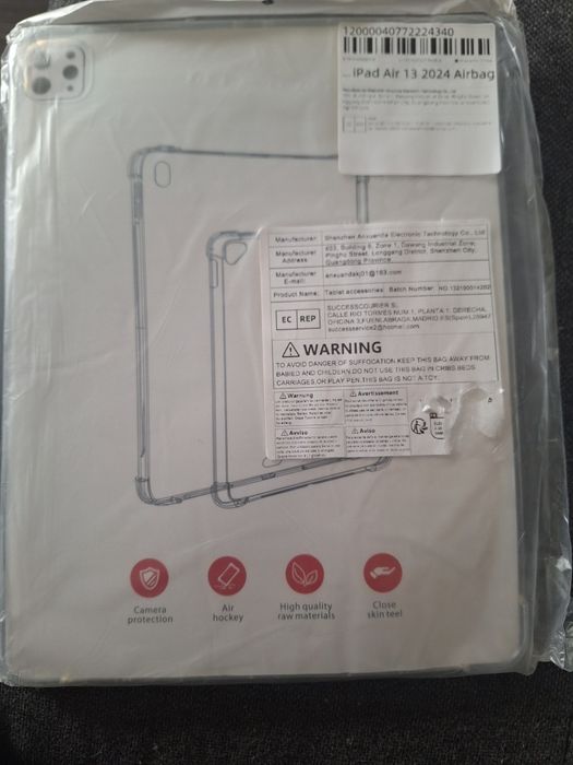 Etui ipad air 13 2024 Airbag Nowe