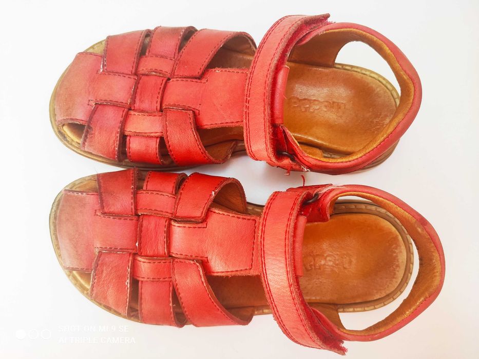 Sandały dziewczęce skórzane FRODO, rozmiar 31