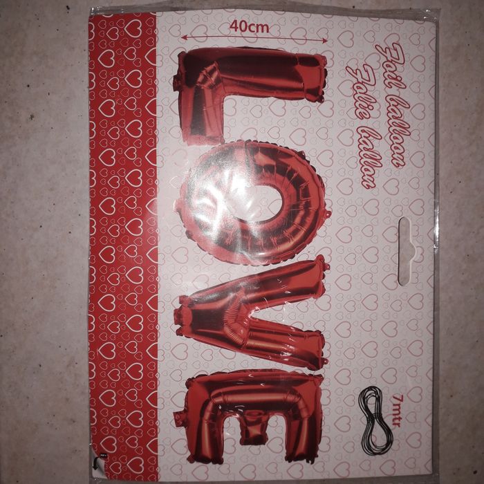 Шарики Love фольга