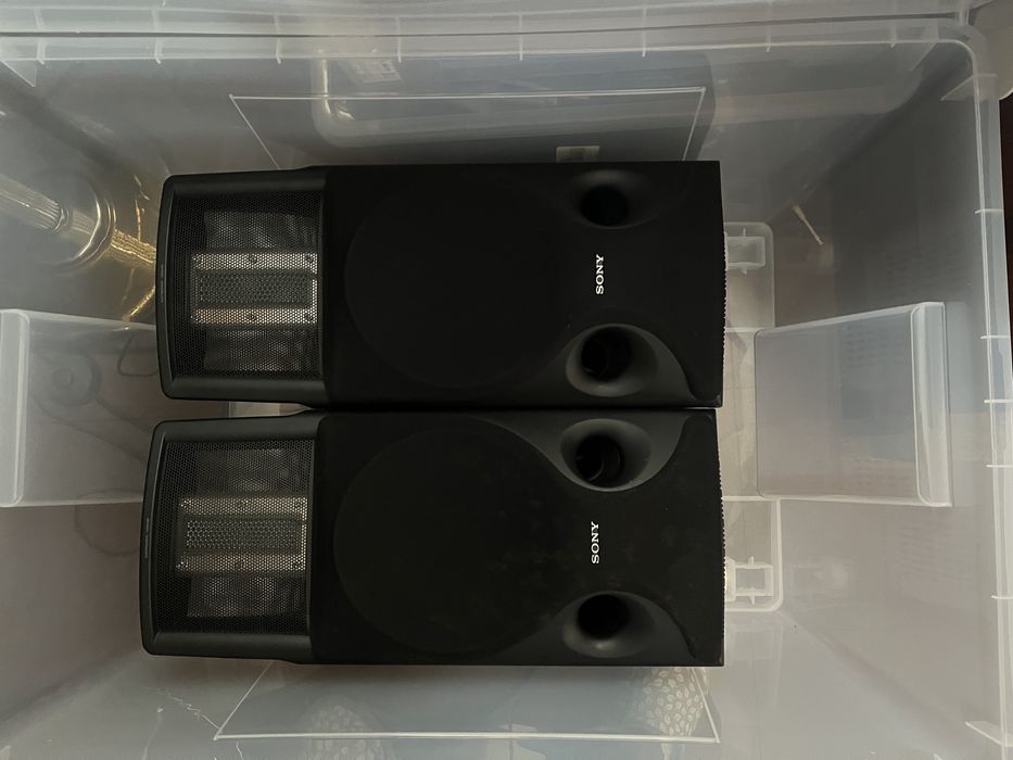 Stereo Set amplificador e tuner da SONY com colunas