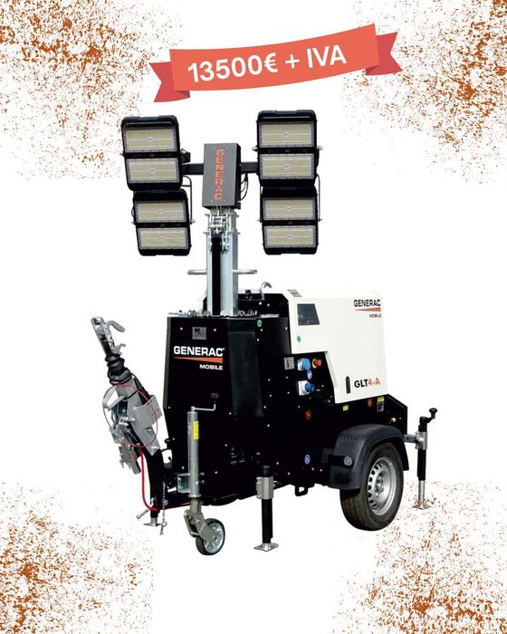 TORRE DE ILUMINAÇÃO C/ GERADOR INTEGRADO PRAMAC LL29