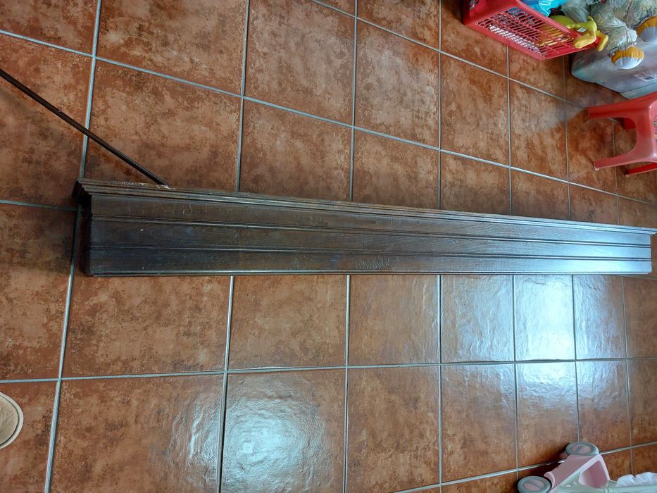 4 sanefas em madeira