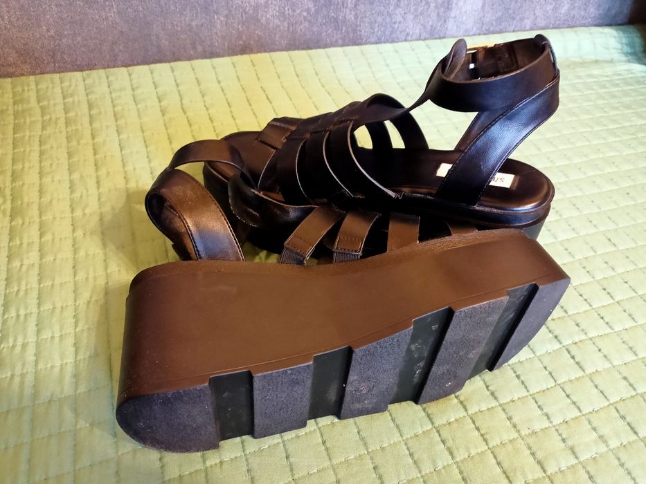 Buty koturny czarne 40 Steve Madden