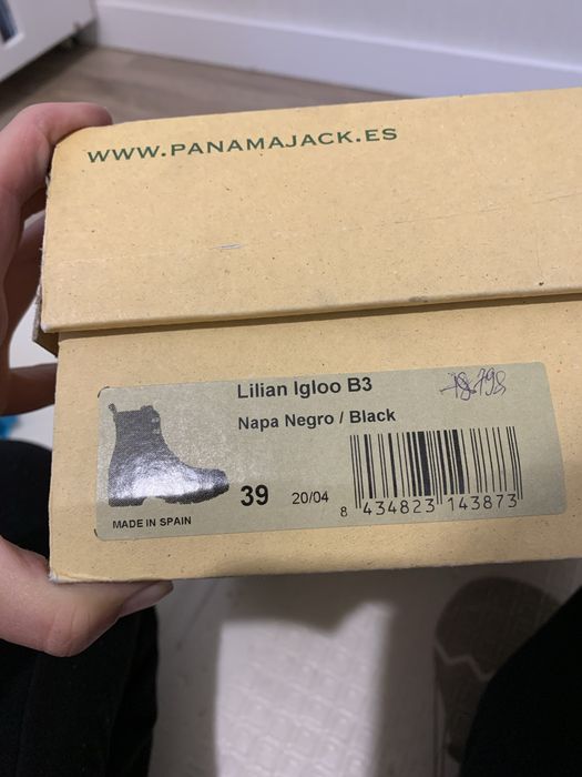 Зимові шкіряні черевики Panama Jack Lilian Igloo B3 хайкери