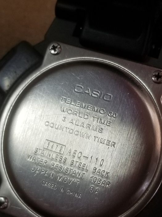 Годинник Casio AEQ-110  (G-Shock G-7700