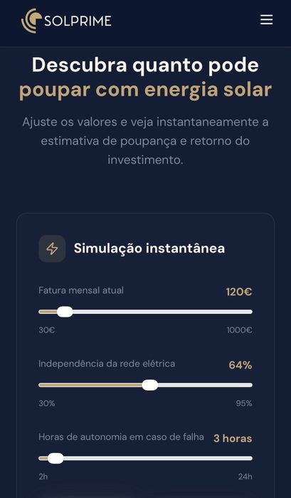 Sistema Solar com Bateria – Energia Mesmo em Apagões (Simulação Grátis)