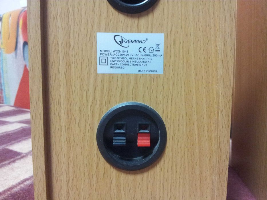 Акустическая система 2.0 Gembird WCS-1043 Wood (WCS-1043 wood)