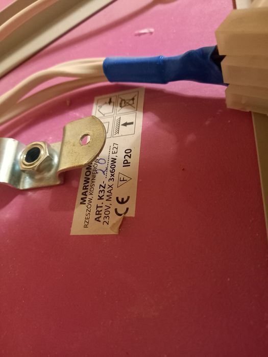 Lampa Kwiatek K3Z20 Różowa Pl