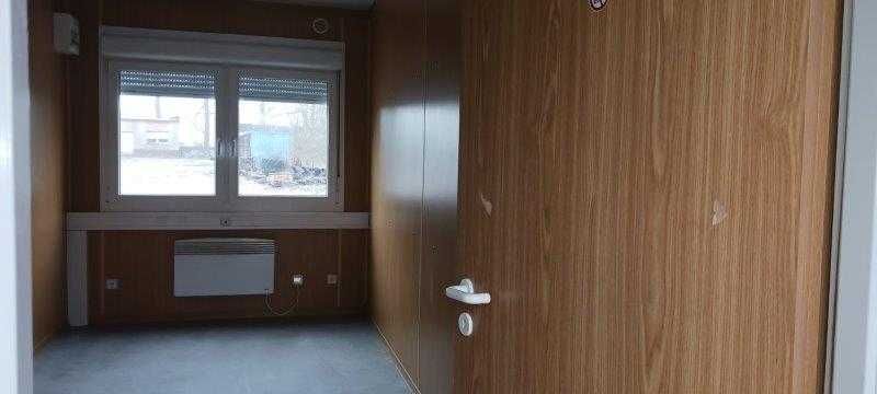 Kontener biurowy 20 socjalny z przedsionkiem - stan bdb, niemiecki