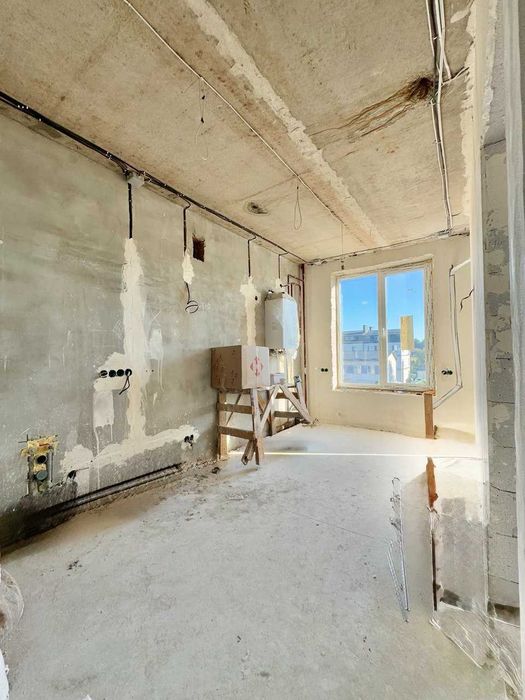 Продаж 1-кім.КВАРТИРИ 36,5 кв.м під чистову зМАТЕРІАЛАМИ-ГАЗ опаленням