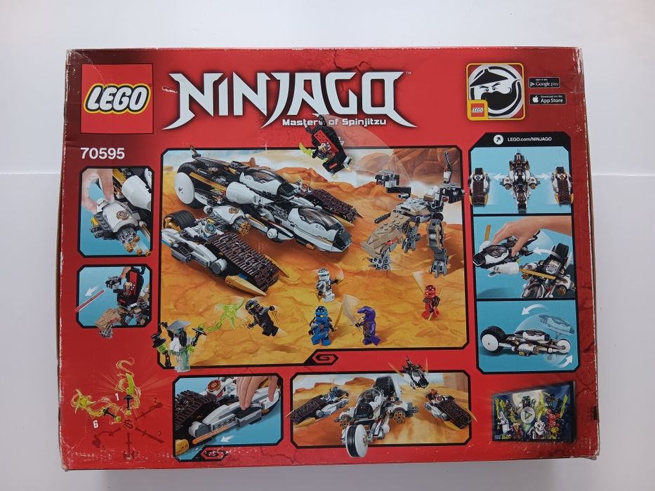 Nieotwarte Lego Ninjago 70595 Niewykrywalny Pojazd Ninja