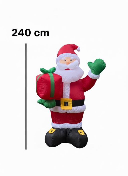 Mikolaj Dmuchany LED 240cm