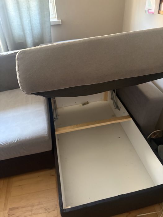 Narożnik z funkcja spania