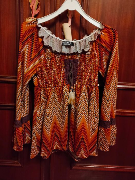 Blusa Natura Castanha