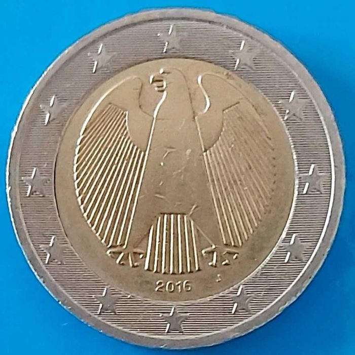 2 Euros de 2016 Letra J da Alemanha