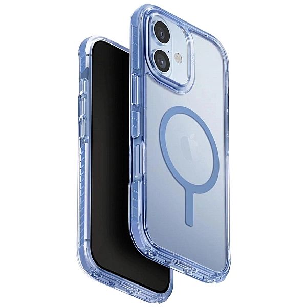 Etui UNIQ Combat na iPhone 17 Magclick Charging - niebieskie