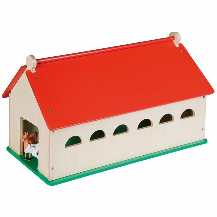 Casinha / estábulo de madeira
