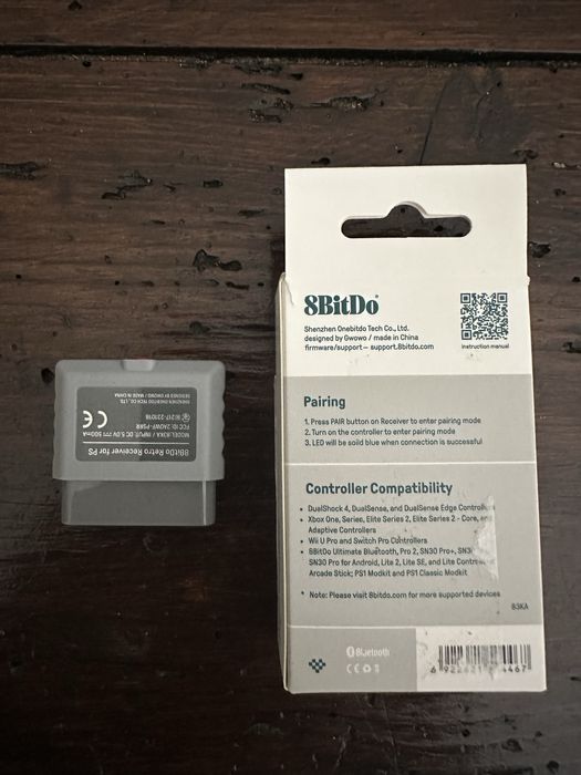 Retro Receiver Playstation 1 e 2 8bitdo64551774781699120