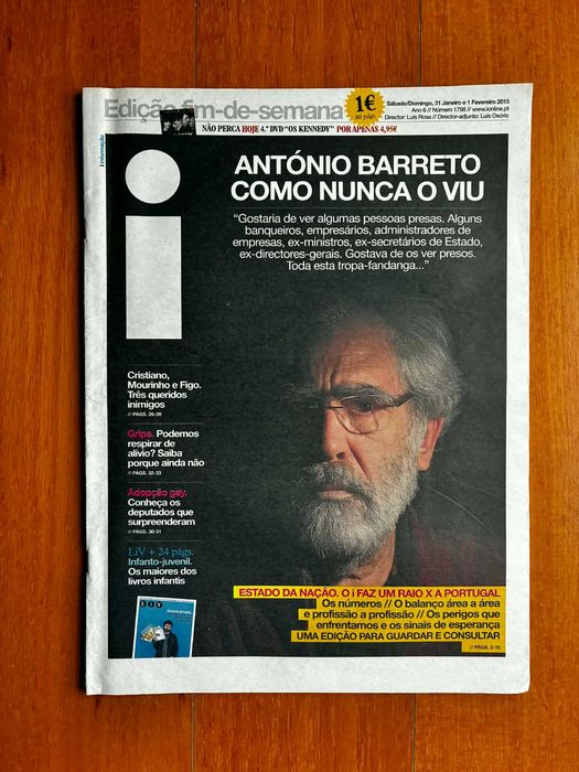 Jornal i: António Barreto