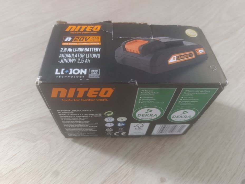Akumulator 20V Niteo Tools