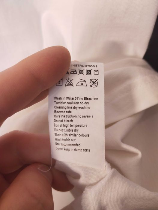 Białe Polo Moncler z zamkiem XL