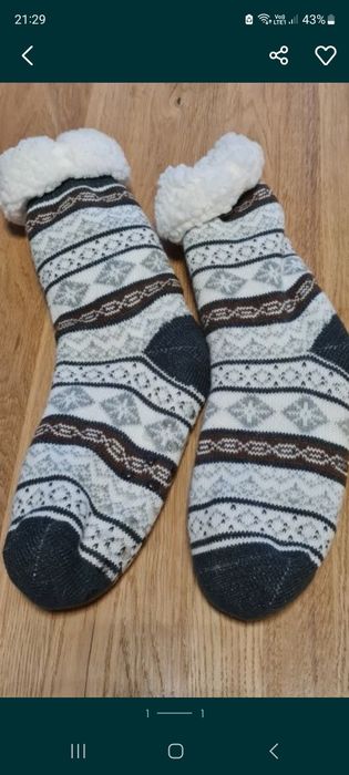 Grube, ciepłe skarpety rozmiar 38-39