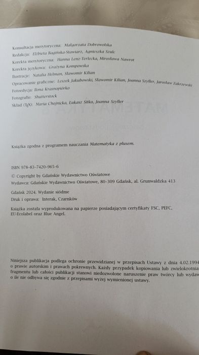 Ćwiczenia do matematyki kl8
