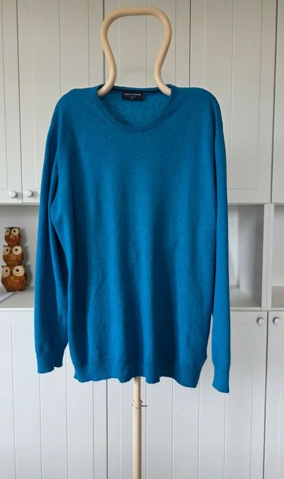 Swetr Brook Taverner sweter unisex merino wool  xl XXL plus size 48 50