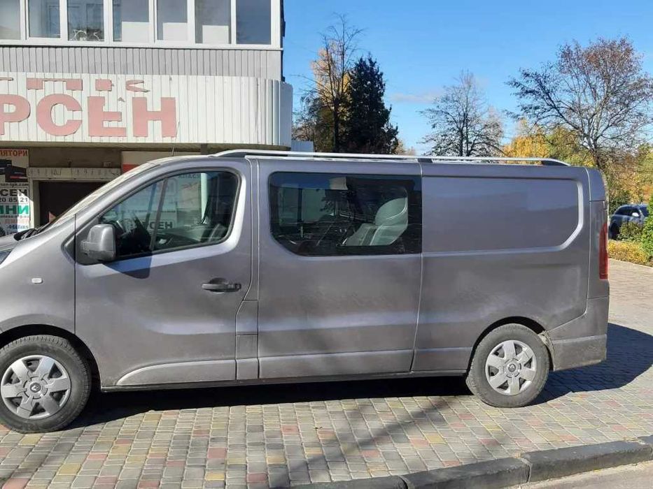 Рейлинги на крышу Renault Trafic / Opel Vivaro алюминиевые багажник