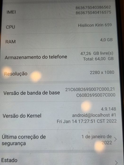 Telemóvel el Huawei P20 lite