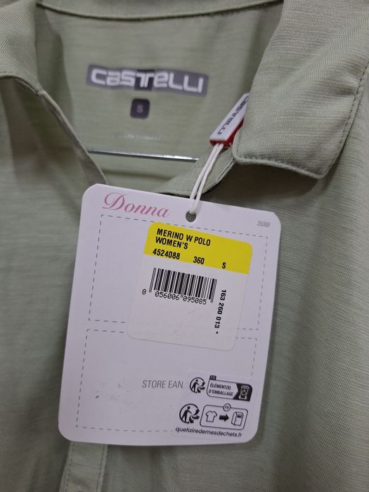 Koszulka sportowa CASTELLI POLO MERINO damska S