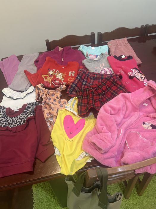 Roupa para menina varias pecas