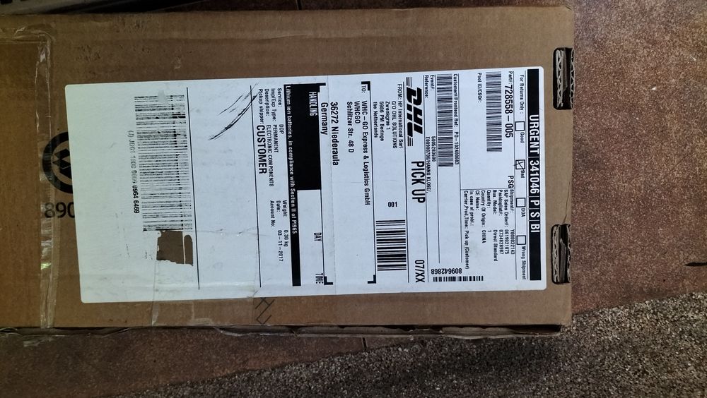 Bateria HP elitetab 1000 G2