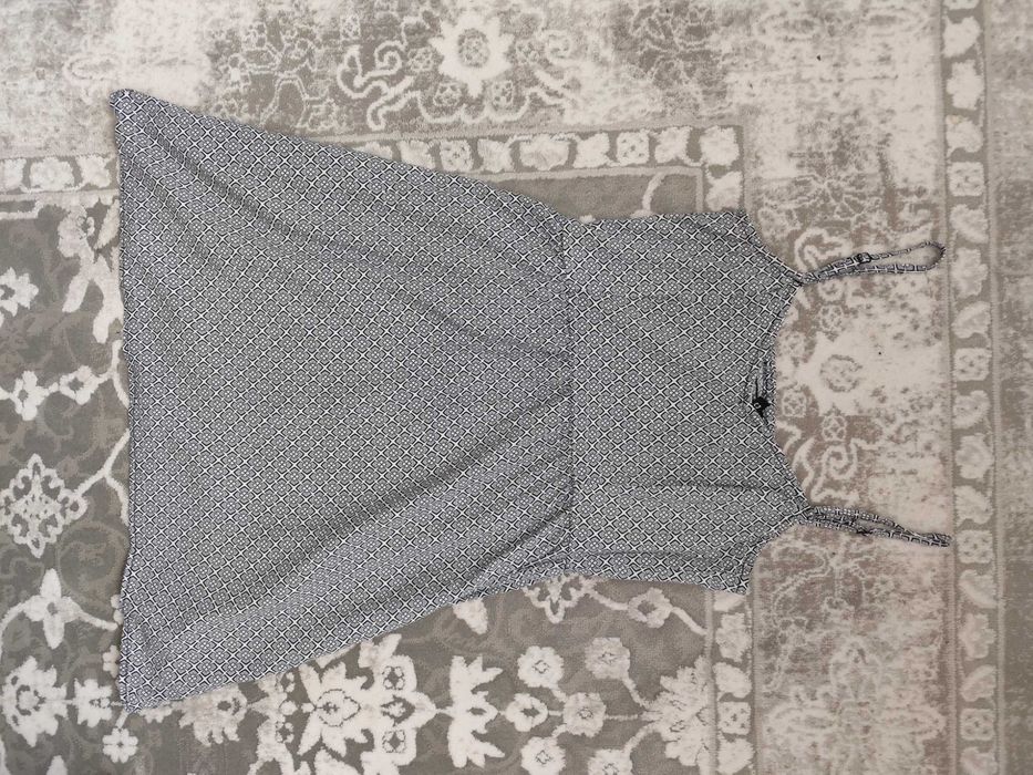 Sukienka na ramiączkach we wzory h&m