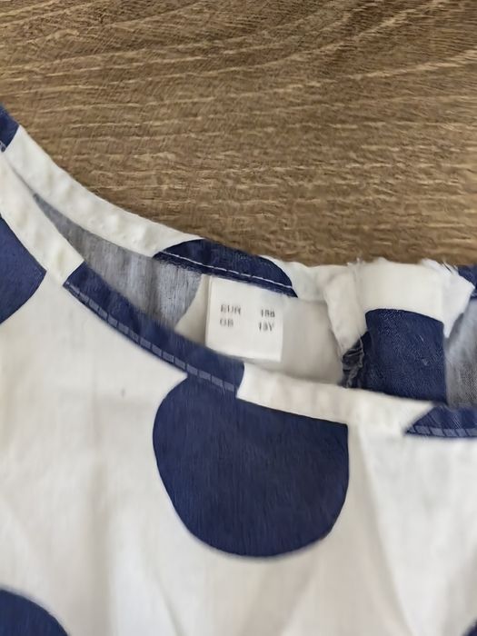 Sukienka w grochy dla dziewczynki Bonprix 158